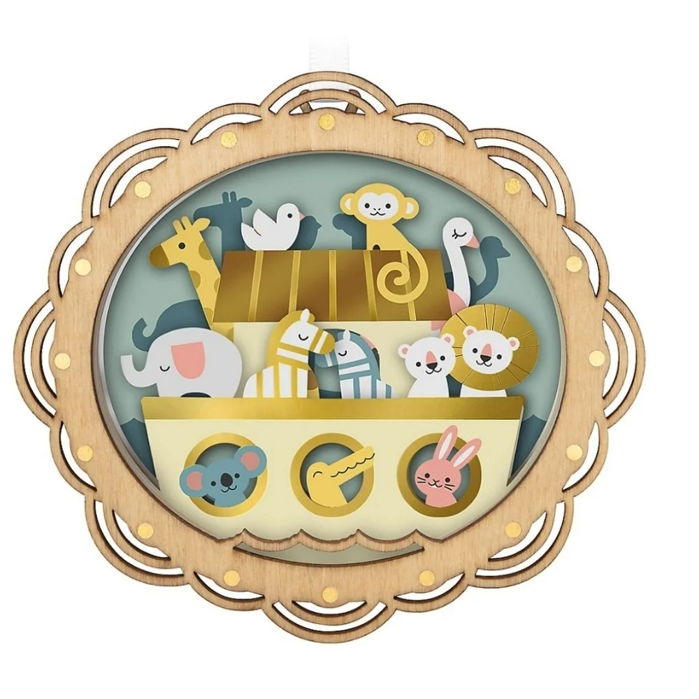 Hallmark Keepsake 2024 Noah's Ark Papercraft Christmas Ornament NWT